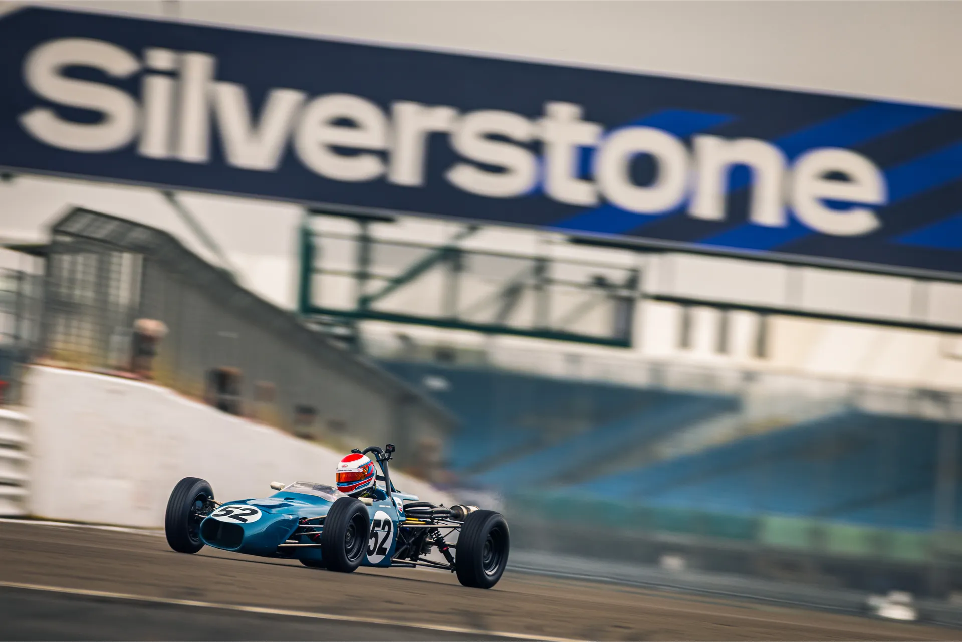 Jacques Jensen racing at Silverstone