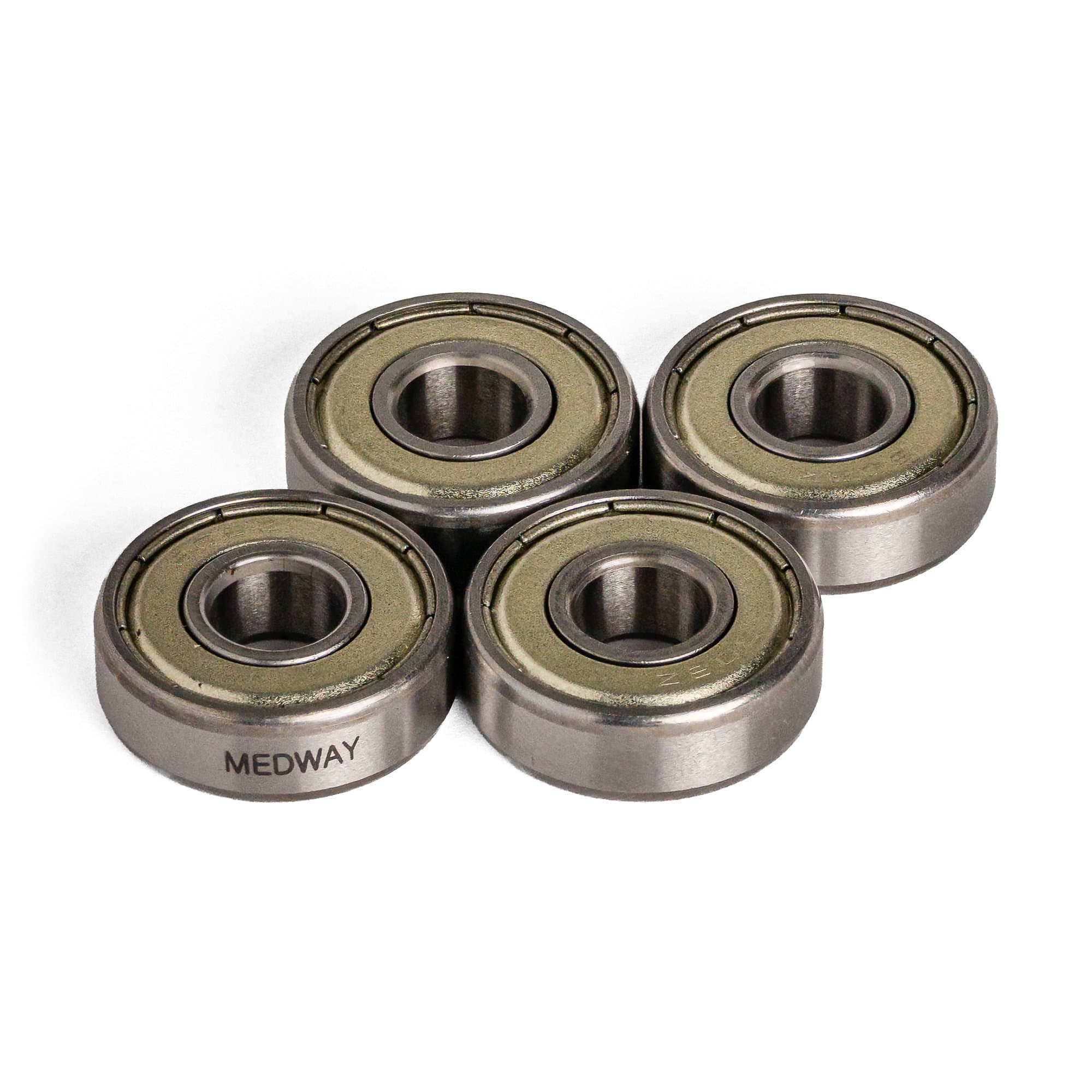 Medway 608ZZ Kart Front Stub Axle Bearing Set of 4 – 8 × 22 × 7 mm, 2Z Metal Shields – 8mm Kart Front Stub Axles - new condition